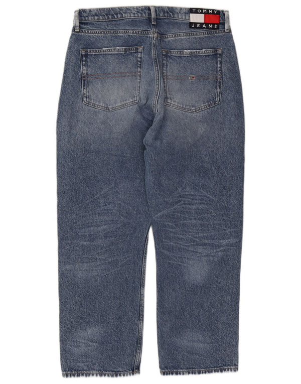 TOMMY HILFIGER Женские укороченные джинсы W31 L25 Синие, хлопок