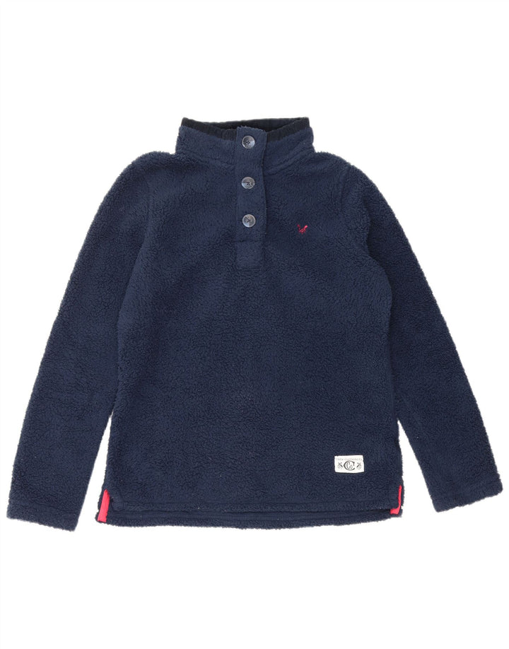 Женский флисовый джемпер Crew Clothing UK 12, средний темно-синий, полиэстер