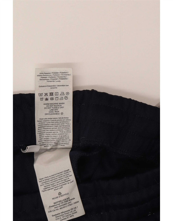 Мужские спортивные брюки Jack & Jones, большие темно-синие, полиэстер с цветными блоками