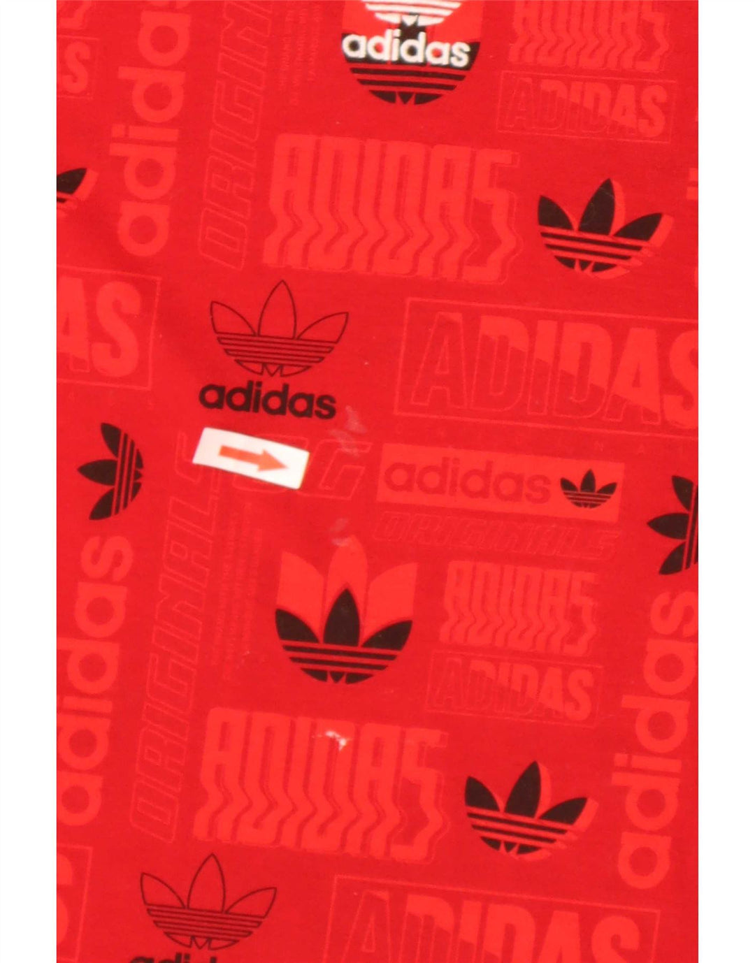 Мужская футболка Adidas Regular с графическим рисунком Верх среднего красного цвета из полиэстера