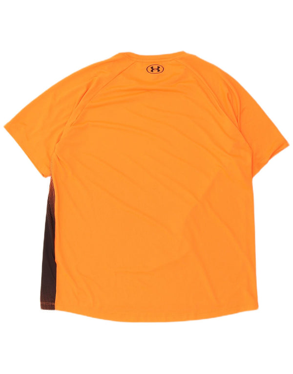 Мужская футболка Under Armour Top XL Orange Tie Dye из полиэстера