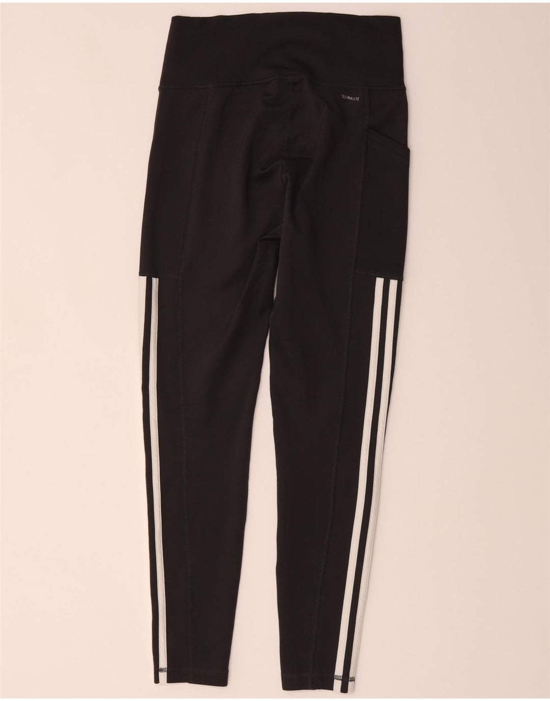 Женские леггинсы Adidas Climalite UK 8/10, маленькие черные из полиэстера