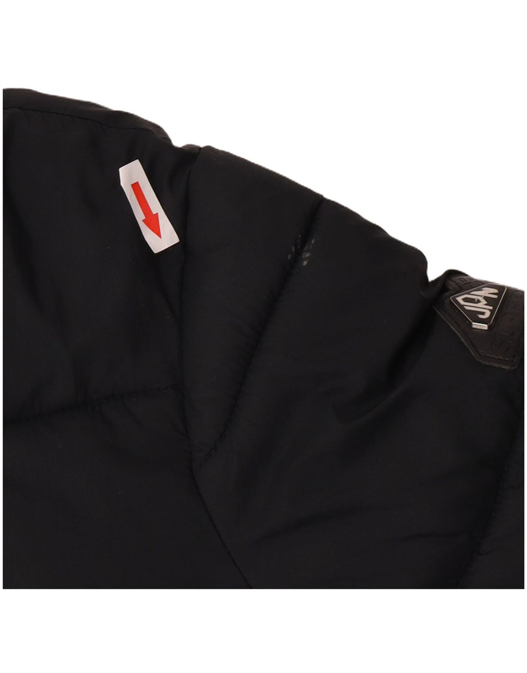 Женская стеганая куртка Superdry UK 8, маленькая, черный нейлон