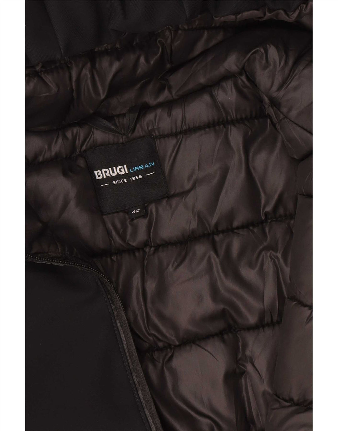 Женское пуховое пальто с капюшоном Brugi IT 42 Medium Black