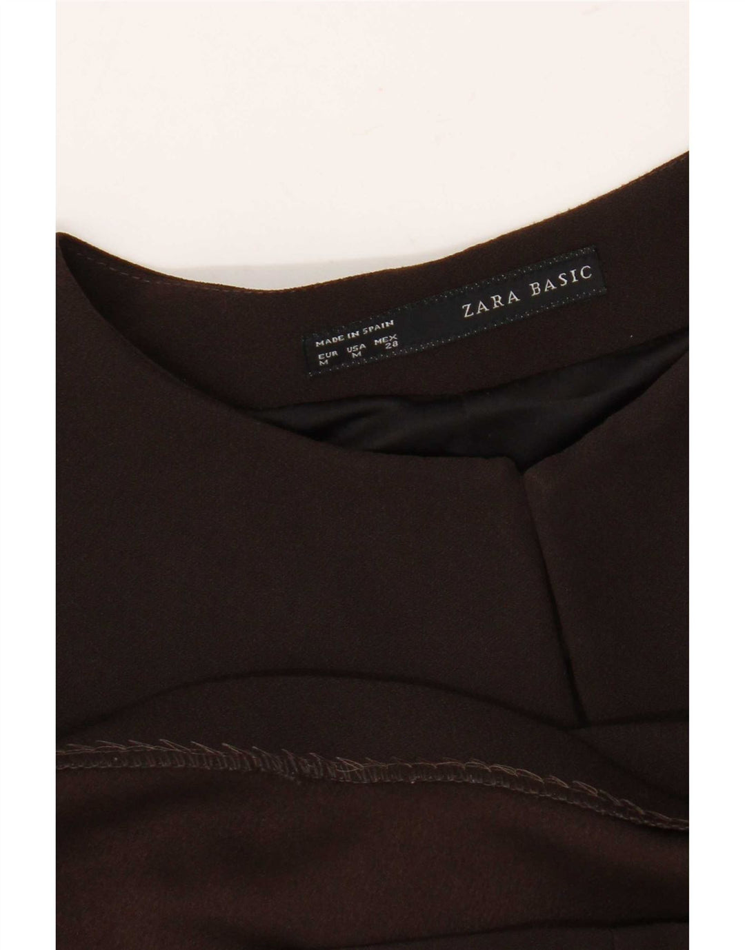 Женское платье прямого кроя с длинным рукавом Zara UK 14, средний черный