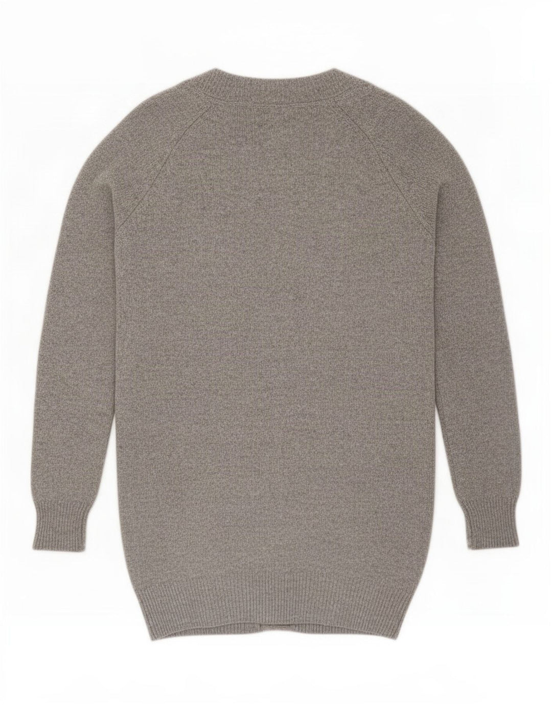 Женский кардиган Massimo Dutti UK 16, большой серый шерстяной свитер