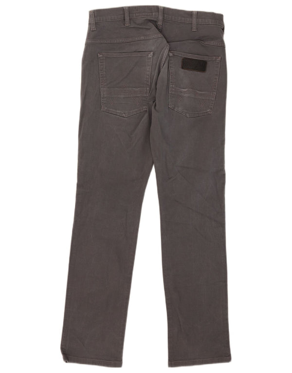 Мужские прямые джинсы WRANGLER Spencer W32 L32, серый хлопок