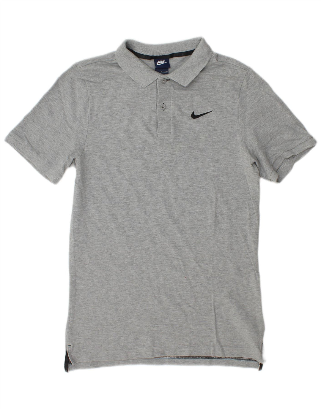 Мужская рубашка-поло Nike, маленькая серая, хлопок