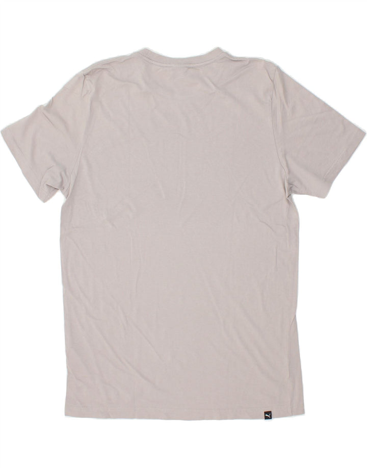 PUMA Mens Graphic T-Shirt Top Large Grey Cotton Vintage Puma and Second-Hand Puma from Messina Hembry 