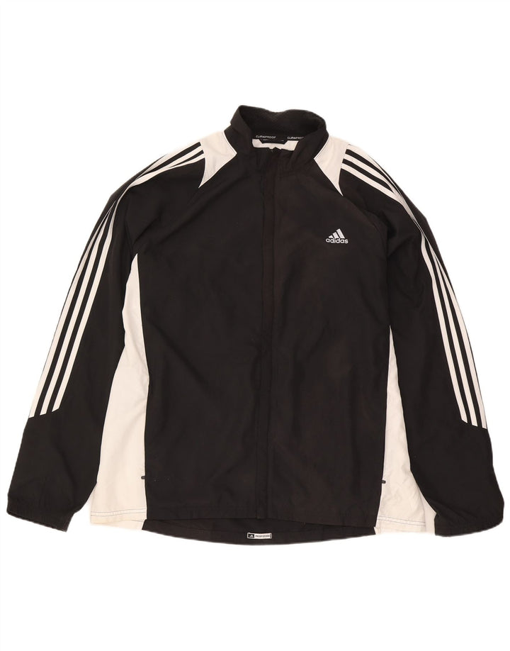 Мужская дождевик Adidas Clima 365 UK 42 XL, черный полиэстер с цветными блоками