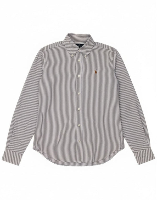 Женская рубашка Ralph Lauren US 4, маленькая синяя хлопковая полоска