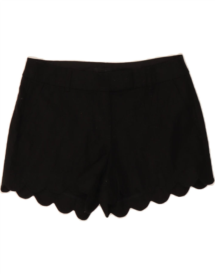 J. CREW Womens Chino Shorts US 6 Medium W30 Black Linen Vintage J. Crew and Second-Hand J. Crew from Messina Hembry 