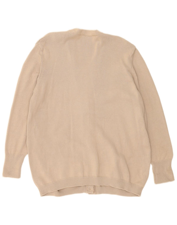 Женский кардиган Marks & Spencer St. Michael, Великобритания 20, 2XL, бежевый, хлопок