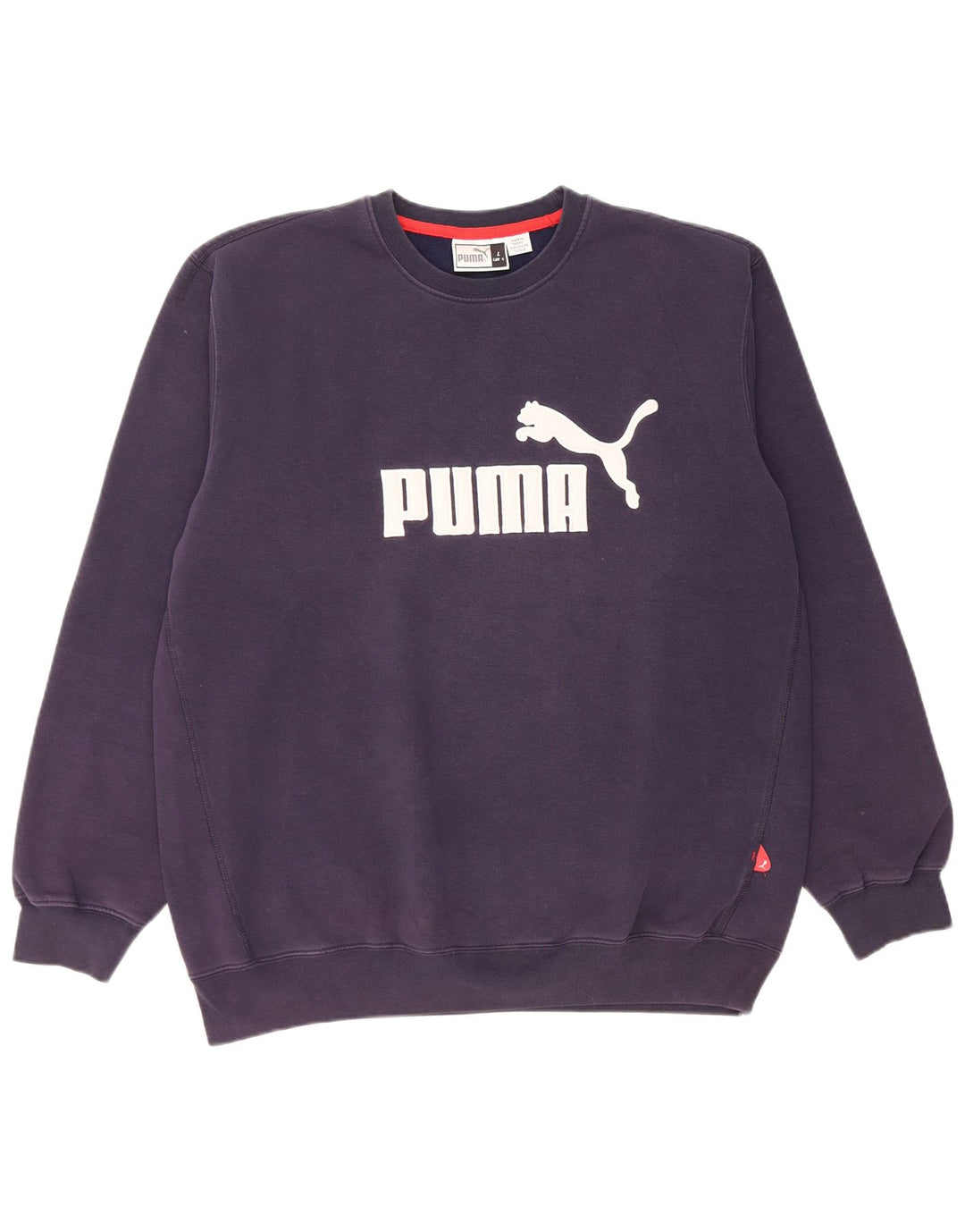 Мужской свитшот с рисунком Puma, большой темно-синий