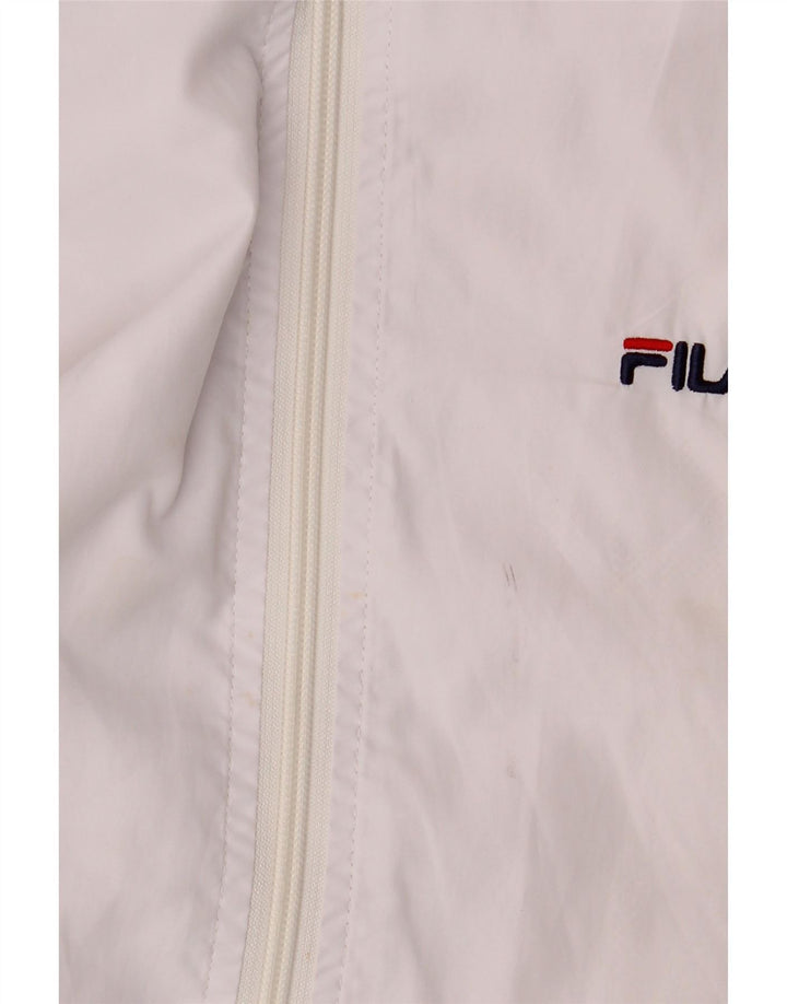 Мужская спортивная куртка Fila, большая белая полиэстер