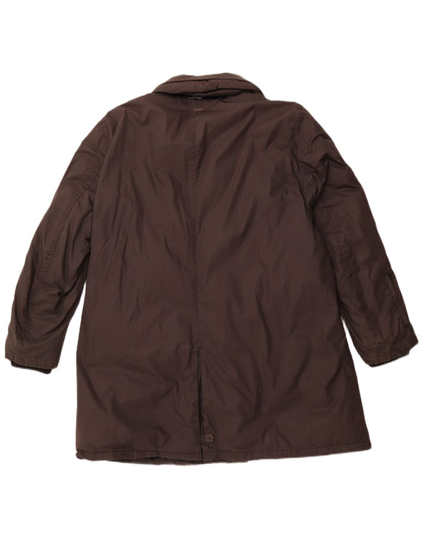 Мужское стеганое пальто с капюшоном Dkny UK 42 XL, черный хлопок