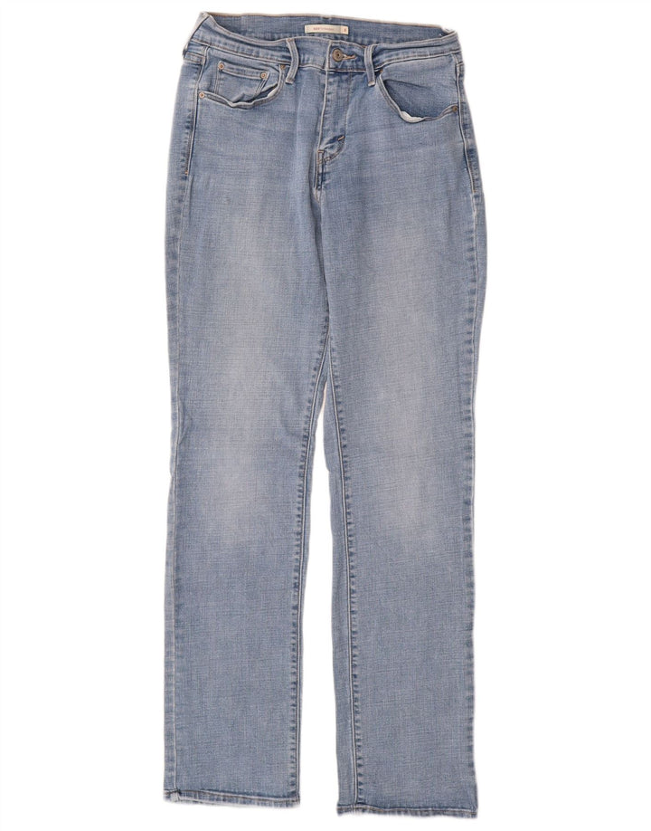 Женские прямые джинсы LEVI'S 505 США 8 Средний W29 L32 Синий хлопок