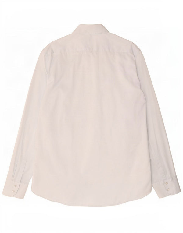 Мужская рубашка Hugo Boss, размер 43, 17 XL, синяя клетка, хлопок