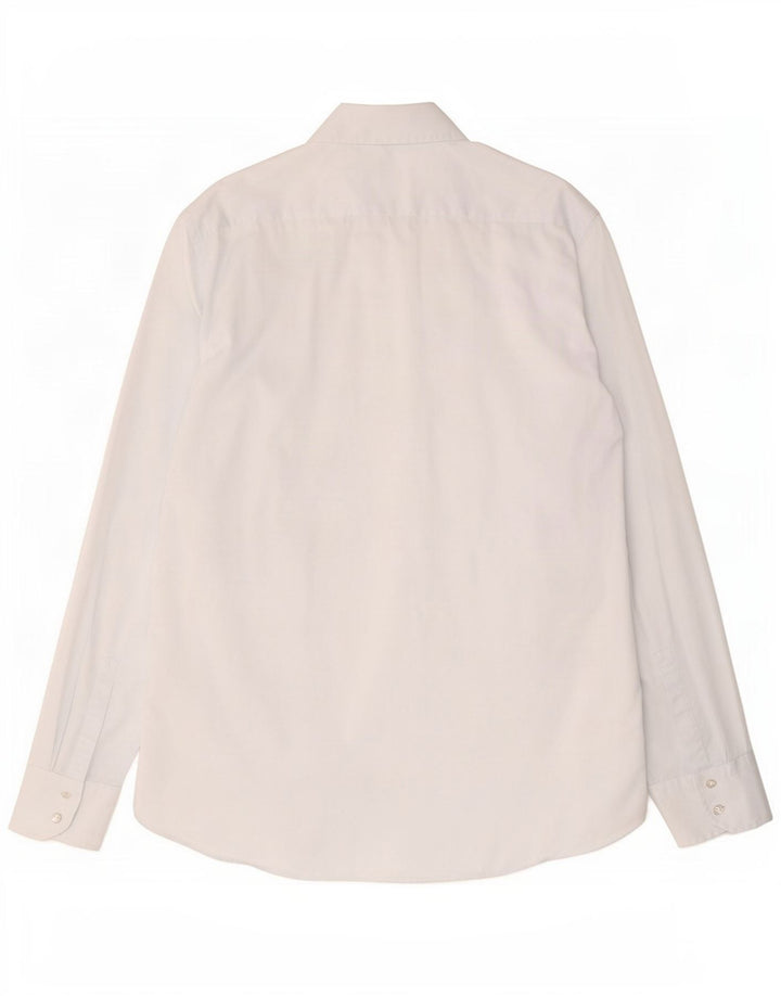 Мужская рубашка Hugo Boss, размер 43, 17 XL, синяя клетка, хлопок