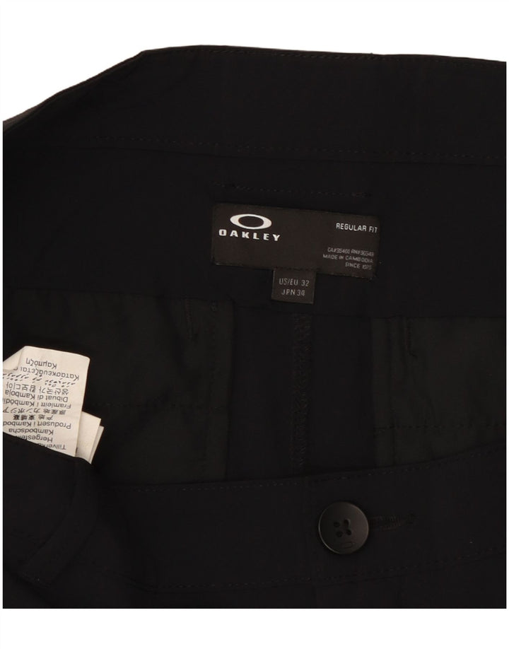 Мужские шорты чинос Oakley W32, большие черные, полиэстер