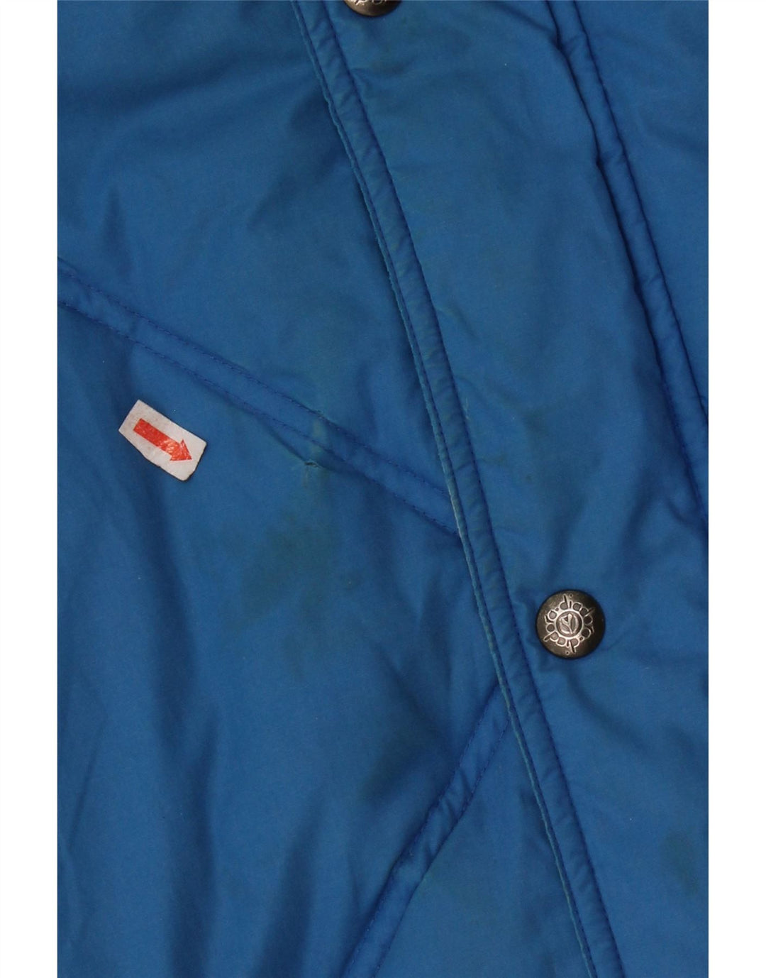 Мужская двусторонняя стеганая куртка Diadora UK 40, большой синий полиэстер