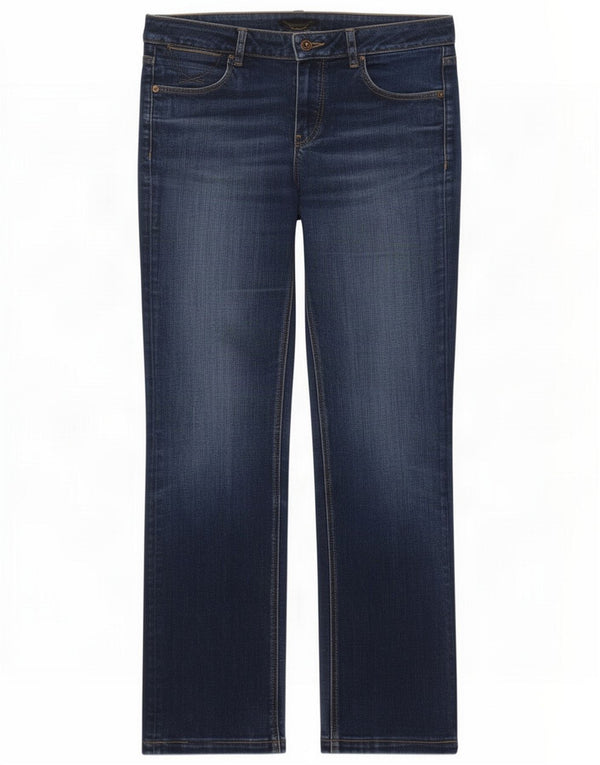 Massimo Dutti Женские прямые джинсы EU 42 Большие W32 L30 Темно-синие