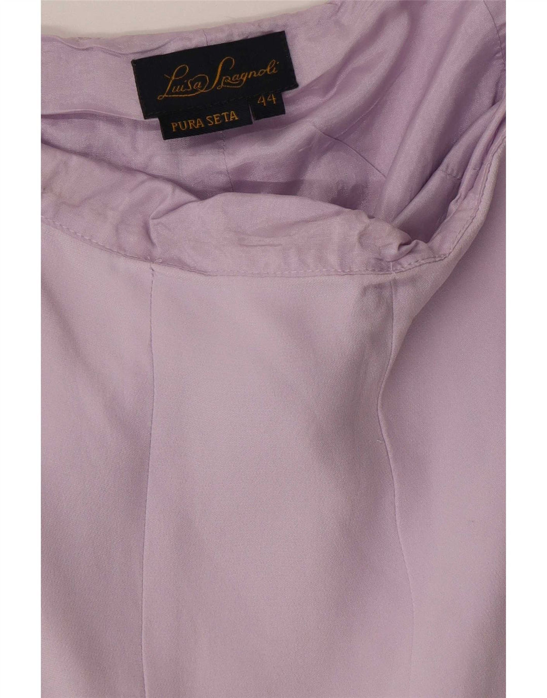 Юбка Женская с рюшами Luisa Spagnoli IT 44 Medium W30 Фиолетовый Шелк