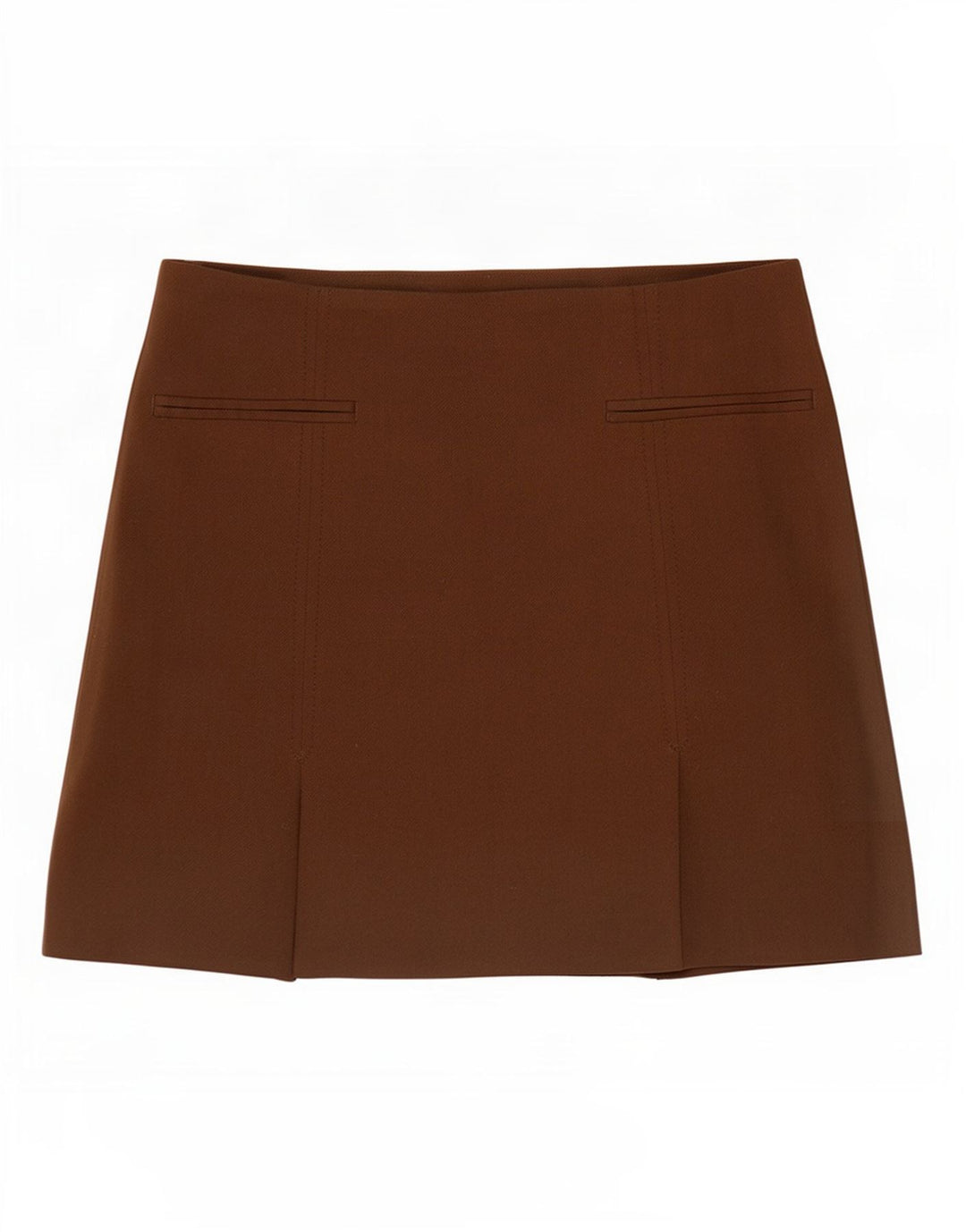 Женская мини-юбка Zara, маленькая W26, коричневая