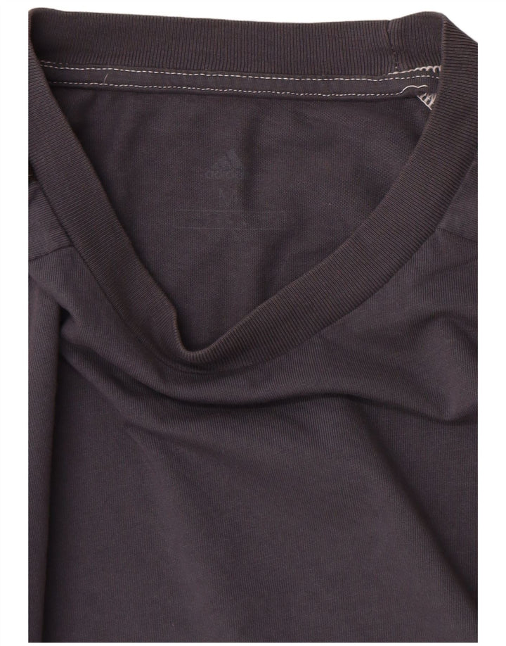 Мужская футболка Adidas Top Medium Grey Camouflage Cotton