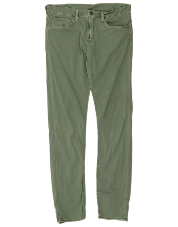 Женские зауженные джинсы Levi's 508 W32 L34, зеленый хлопок