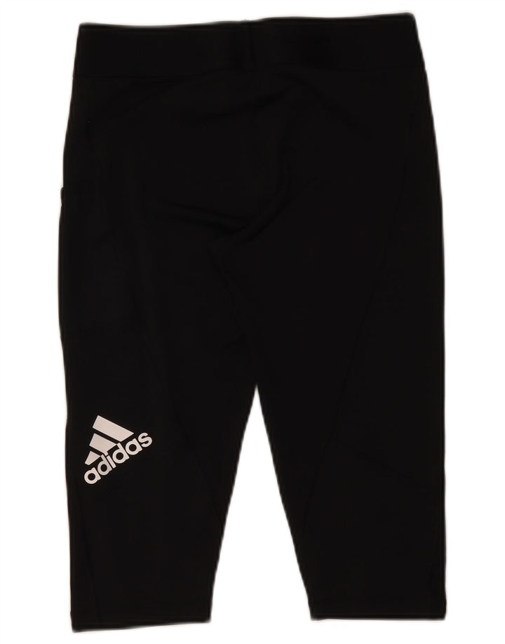 Женские леггинсы-капри ADIDAS UK 12/14, средние, черные