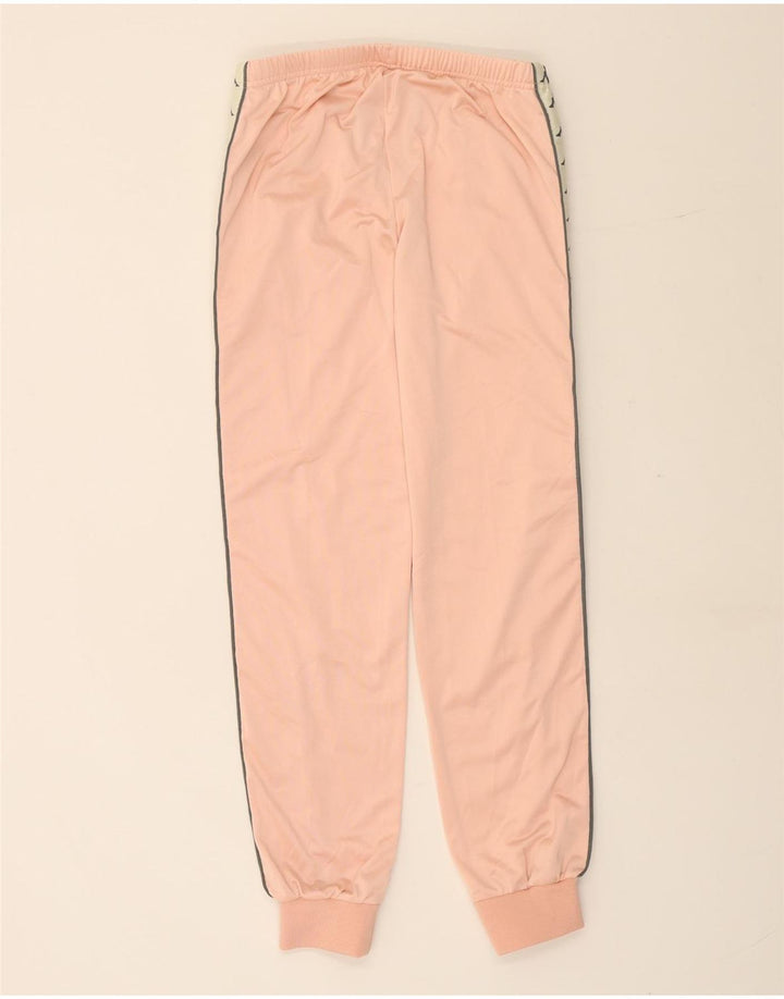 KAPPA Женский спортивный костюм с графическим рисунком Брюки для бега UK 6 XS Розовый с цветными блоками