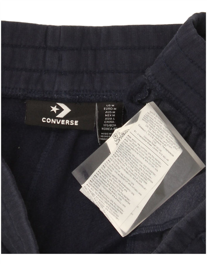 Мужские спортивные брюки Converse Joggers среднего размера, темно-синие, хлопковые