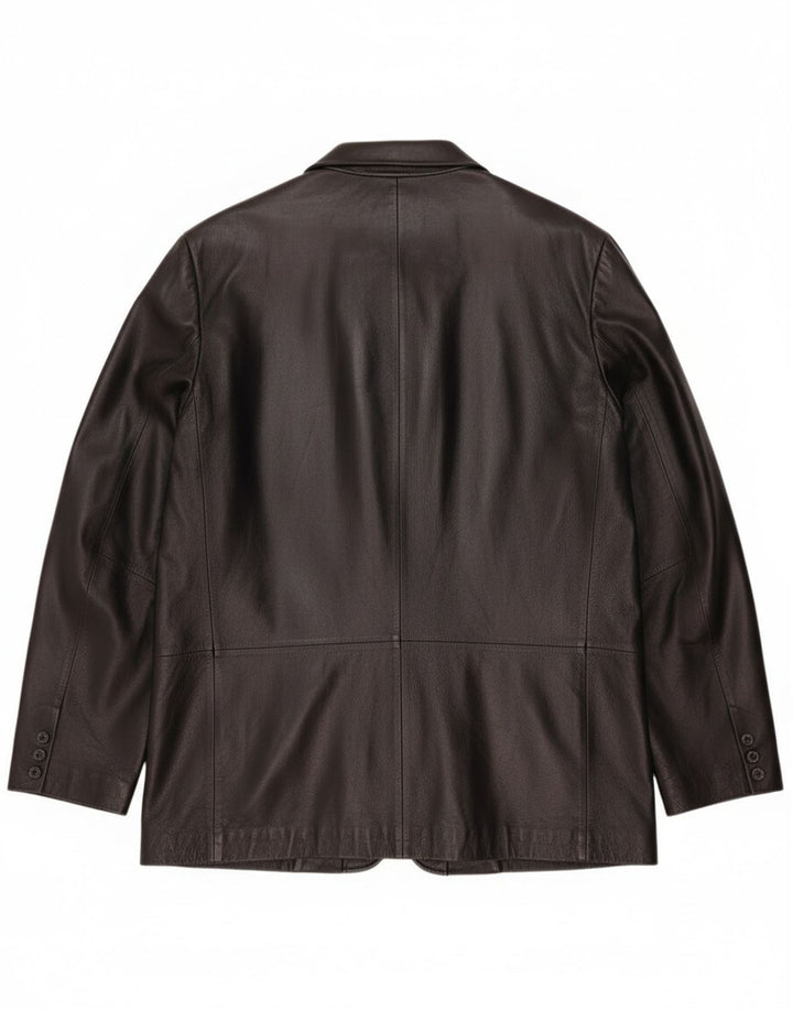 Мужская кожаная куртка Conbipel IT 56 2XL Черная кожа
