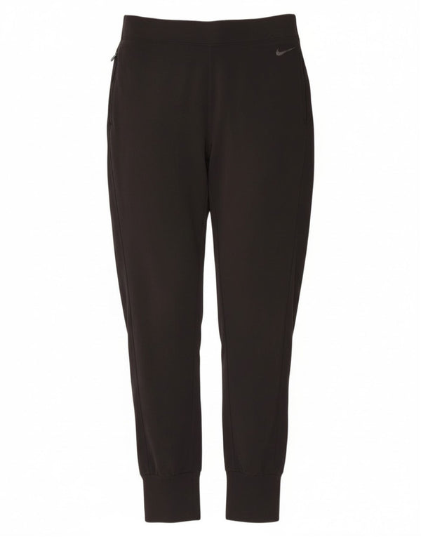 Женские спортивные брюки NIKE Dri Fit, брюки для бега, UK 6 XS, черный нейлон