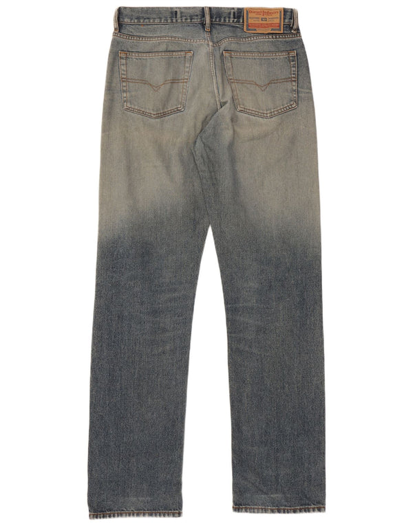 Мужские прямые джинсы Diesel W33 L35 синие, хлопок