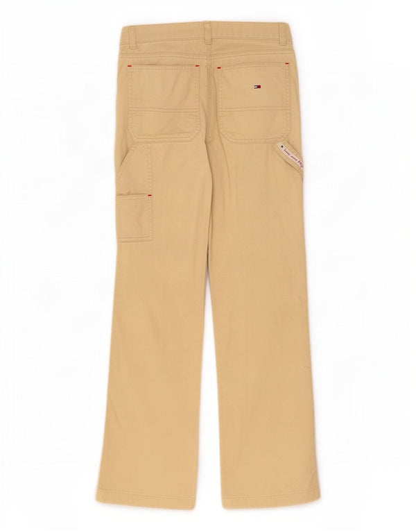 Брюки карго для девочек Tommy Hilfiger Bootcut 13–14 лет W28 L28 Бежевые