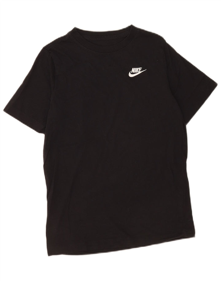 Футболка Nike для мальчиков, топ 12–13 лет, большая черная