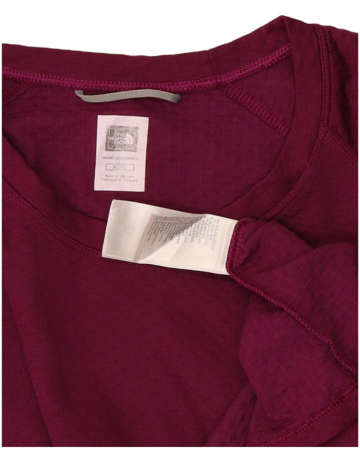 Женский топ The North Face с длинным рукавом UK 18 XL, фиолетовый полиэстер