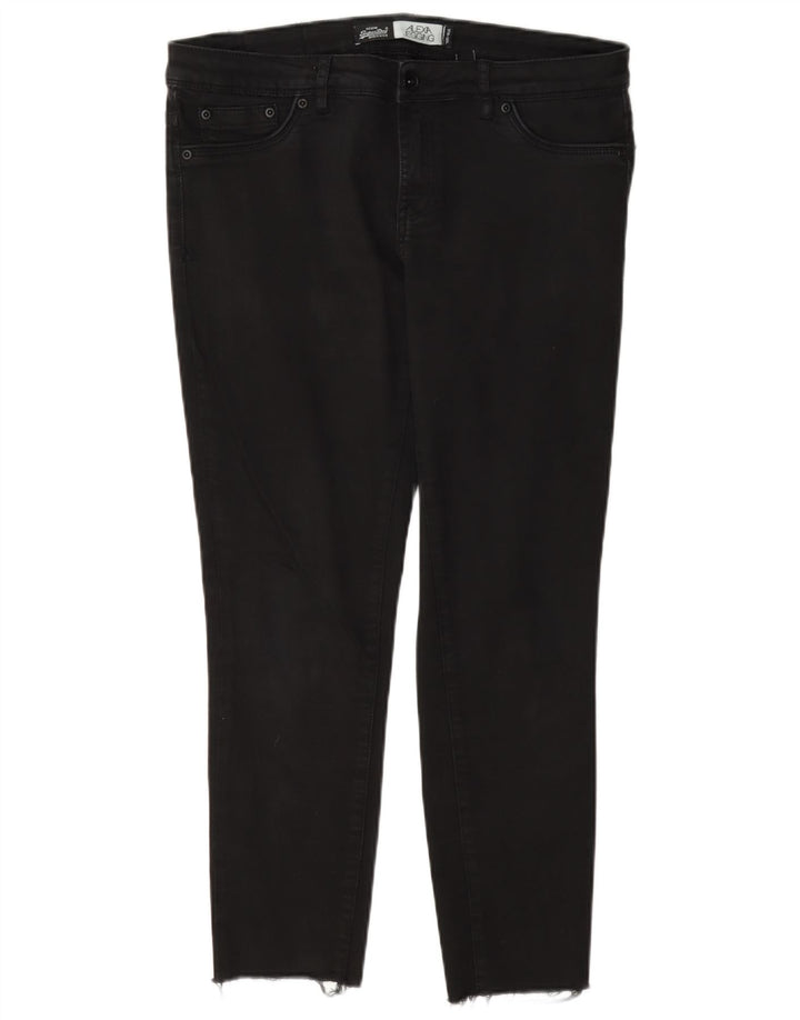 Женские джинсы-джеггинсы Superdry Alexia W31 L26, черный хлопок
