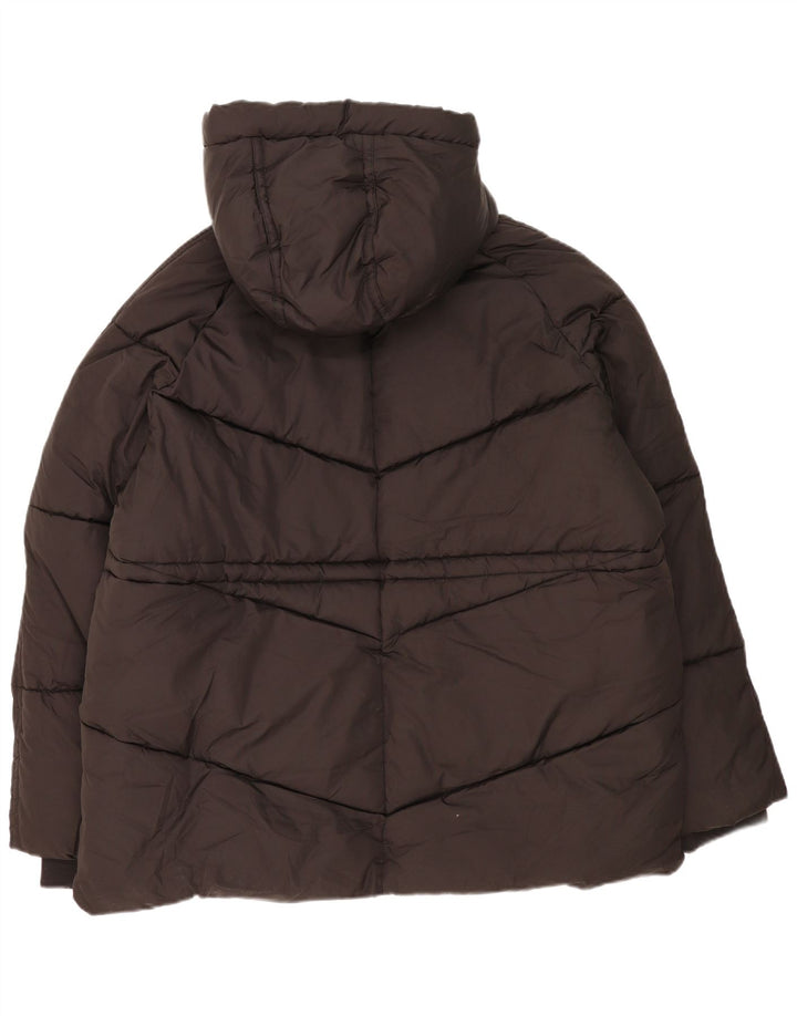 Женская утепленная куртка оверсайз с капюшоном John Lewis UK 18 XL, черный полиэстер