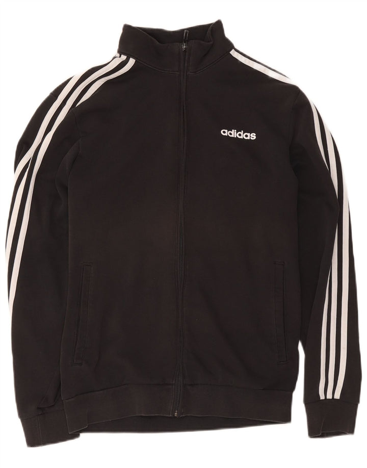 Мужской спортивный костюм Adidas, маленькая черная хлопковая куртка