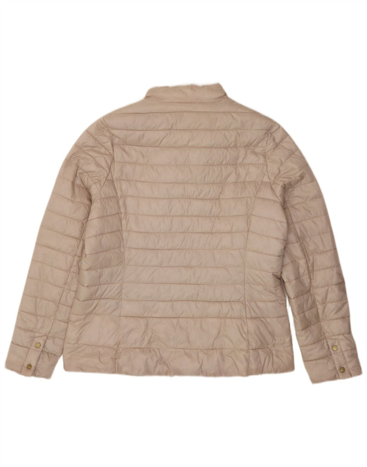 Женская стеганая куртка Barbour UK 16, большая, бежевый, полиэстер