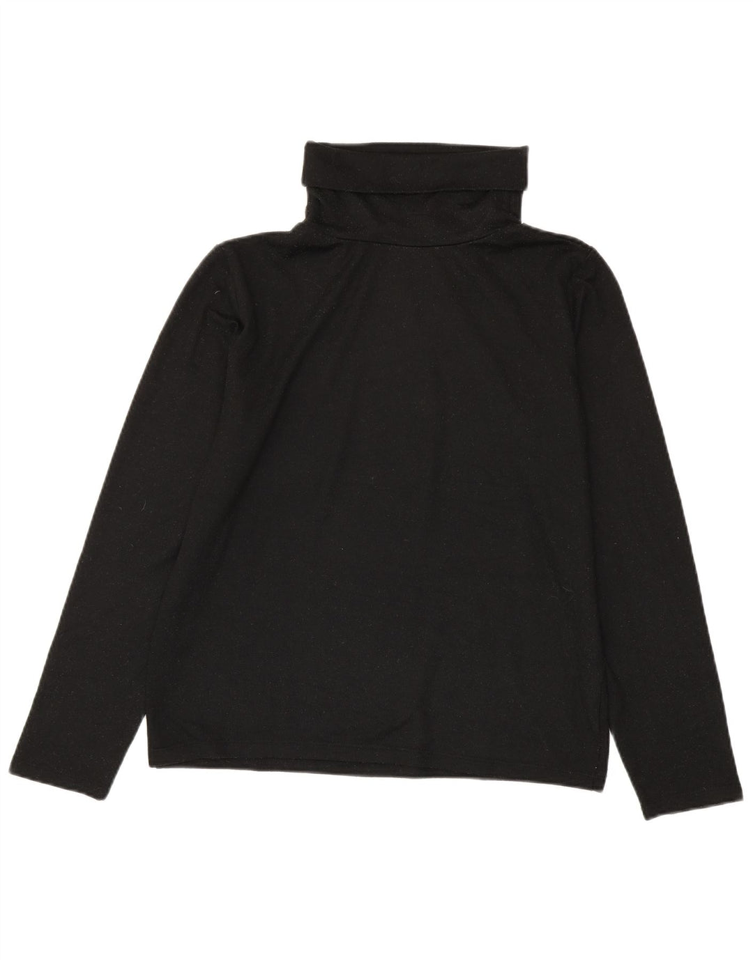 Женский топ с высоким воротником Zara с длинным рукавом UK 18 XL, черный