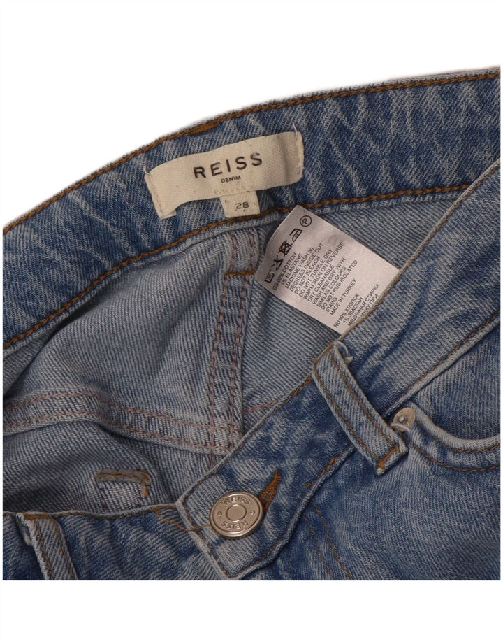 Женские зауженные джинсы Reiss W28 L27 синие