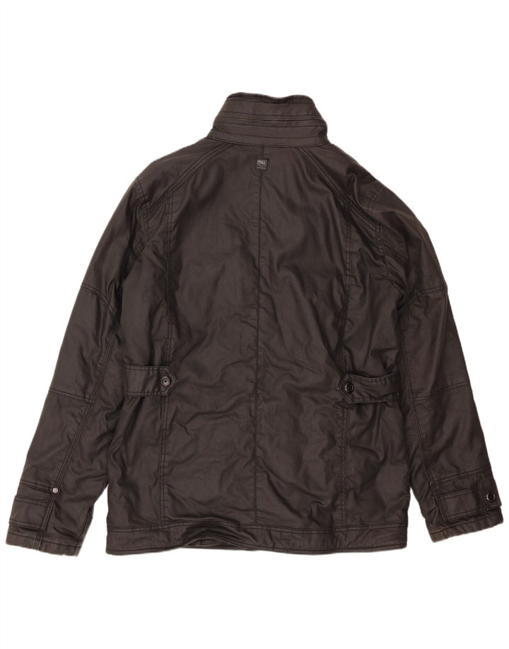 Мужская куртка PULL & BEAR UK 42 XL, черная