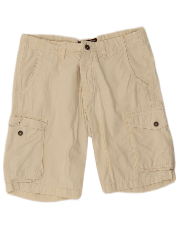 OVS Mens Regular Cargo Shorts W32 Medium  Beige Cotton