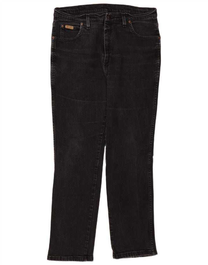 Мужские прямые джинсы Wrangler Texas W36 L32, серый хлопок