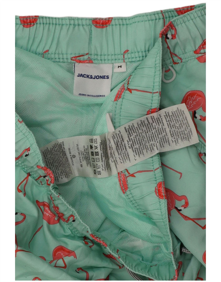 Мужские шорты для плавания Jack & Jones Flamingo, полиэстер, средний зеленый цвет