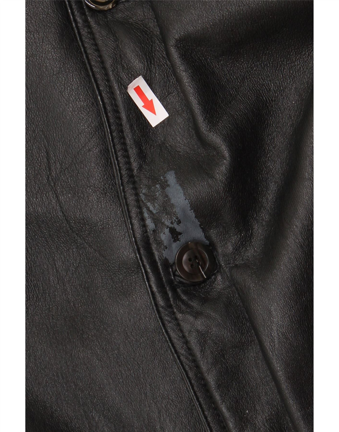 Винтажная мужская кожаная куртка UK 40, большая черная